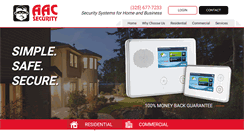 Desktop Screenshot of aac-security.com